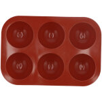 Moule � g�teau semi - sph�rique en silicone, plateau, chocolat, savon, pain, fournitures de cuisine (6 ...