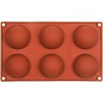 Moule � g�teau en silicone demi sph�re boule � dessert muffin p�tisserie jelly pudding plateau couleur ...