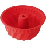 Moule � g�teau, moule silicone, moule � silicone, rouge, 22 cm