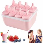 Moules glaces popsicle rutilisables ? silicone sans bpa ? enfants / adultes (rose)