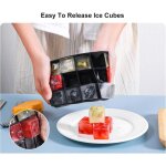 Moules  glaons en silicone avec couvercles, 3 pices, dmoulage facile, sans bpa