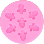 Moule � gteau en forme d'abeille de qualit� alimentaire en silicone moule � gteau d�coration de gteau ...