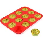 Moule � muffins en silicone 12 tasses, moule � cupcake antiadh�sif sans bpa, 1 paquet, moule en silicone ...