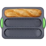 Moule  pain en silicone ? moule baguette perfor antiadhsif, moule baguette four  3 compartiments, ...
