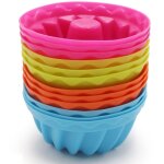 Moule � p�tisserie 24 pi�ces, caissettes � muffins r�utilisables - �conomique et �cologique, pour four ...