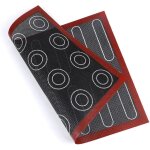 Moule  ptisserie en silicone micro - ondable, double face, antiadhsif, rutilisable, 40 x 30 cm