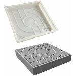 Moule  pavs pour brique, bton, pierre, carr, pour dalles, jardin, pelouse, pavs, alles, chemins ...