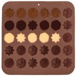 Moule  pralin en silicone orange sillinie