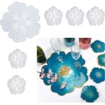 Moule resine epoxy, lot de 6 moules en silicone pour bricolage, moules en silicone - r�sine �poxy pour ...