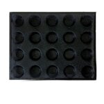 Moule en silicone à 20 trous gâteau t mini modèle de pizza hamburger pain outil plateau cuisson antiadhésif ... Moule en silicone à 20 trous gâteau t mini modèle de pizza hamburger pain outil plateau cuisson antiadhésif ...