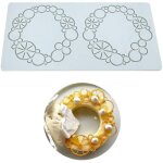 Moules en silicone 3d creux pour chocolat, moule � bonbons en nid d'abeille, moule � fondant � motif ...