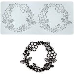 Moules en silicone 3d creux pour chocolat, moule � bonbons en nid d'abeille, moule � fondant � motif ...