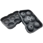 Moule en silicone pour 6 boules de glace pour boissons et verres