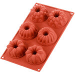 Moule en silicone 6 cakes fantaisies - alice d�lice