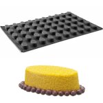 Moule en silicone pour pralines, mousses, ptisseries 570 x 375 mm - ovale
