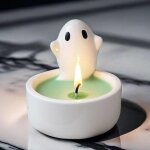 Moules en silicone sur le th�me d'halloween, moules en silicone pour bougeoirs, adapt�s � la r�sine �poxy, ...