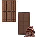 Moule silicone tablette de chocolat, moule � chocolat, moule tablette chocolat pour duba�, moule a tablette ...