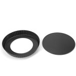 Moule  tarte, lot de 2 moules  tarte  fond amovible de 9 pouces, moule  tarte  pizza antiadhsif, ...