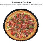 Moule  tarte  tarte de 9 pouces, moule  tarte  fond amovible avec revtement antiadhsif  dgagement ...