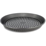Moule  tarte perfor en acier carbone 32cm, amandine