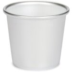 Moule timbale patisse 8x8, 5x7 cm argent / aluminium