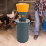 Moulin � c�r�ales �lectrique 220 v avec entonnoir et r�cipient de r�colte, 400 kg / h agriculture, broyeur ...