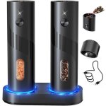 Moulin lectrique rechargeable au sel et au poivre set top - refill moulin  poivre automatique avec ...