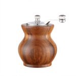 Moulin  poivre manuel en bois  manivelle avec mouture rglable, profitez de votre meilleur poivre frais ...