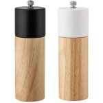 Moulin � poivre noir en bois massif, caoutchouc, bois, noyau de broyage en c�ramique, broyage manuel, ...