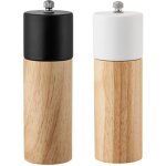 Moulin � poivre noir en bois massif, caoutchouc, bois, noyau de broyage en c�ramique, broyage manuel, ...