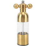 Moulin � poivre professionnel rechargeable, moulin � poivre et � sel manuel � gros grain r�glable, petit ...