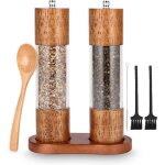 Moulin a poivre et sel, salieres et poivrieres bois, lot de 2, moulin a poivre manuel, salière et poivrièr, ... Moulin a poivre et sel, salieres et poivrieres bois, lot de 2, moulin a poivre manuel, salière et poivrièr, ...