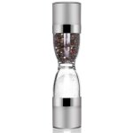 Moulin � sel et � poivre double face en acier pour moudre les �pices