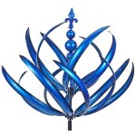 Moulin  vent harlow rotator piquet de jardin en fer forg dcoration extrieure