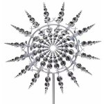 Moulin � vent pour jardin, sculpture �olienne, moulin � vent dynamique 3d, avec piquet en m�tal, d�coration ...