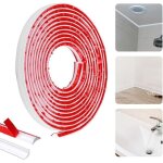 Moulure autocollante flexible 5m moulage en quart de rond �tanche quart de rond pvc adhesif quart de ...
