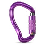 Mousqueton  verrouillage automatique 23kn, boucle en forme de d robuste, anneau en d, mousqueton pour ...