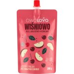 Mousse aux pommes et aux cerises owolovo 200 g - 100 % fruits polonais, sans sucre ajout
