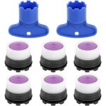 Mousseur robinet m16, 6 pices arateur de robinet avec 2 cl, filtre robinet conomiseur d'eau pour ...