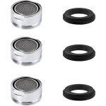 Mousseur robinet m24, acier inoxydable a�rateur de robinet, filtre aerateur robinet economie d'eau avec ...