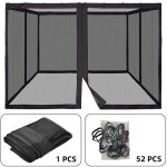 Moustiquaire pour auvent de terrasse, moustiquaire pour porche, patio et espaces de vie ext�rieurs, murs ...