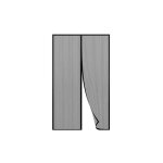 Fitags - moustiquaire magntique - taille 130 x 210cm, rideau moustiquaire pour porte d'entre, porte, ...
