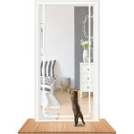 Moustiquaire renforc�e pour porte - fen�tre avec protection chat, maille �paisse, 90 � 210 cm