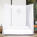 Moustiquaire - facile � voyager, grande moustiquaire ext�rieure avec emballage de poche � cordon en polyester ...