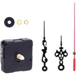 Mouvement � quartz, mouvement super silencieux pour horloge murale longue silencieux et pr�cis axe long ...