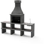 Movelar - module pour barbecue de chantier modèle khiva plus avec 2 supports latéraux complets avec Évier ... Movelar - module pour barbecue de chantier modèle khiva plus avec 2 supports latéraux complets avec Évier ...