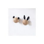 Patre murale enfant crochets muraux en bois porte - manteau mural pour accrocher sac serviettes et manteaux ...