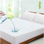Mowze - protège matelas imperméable, absorbant et anti - acariens 150 x 190 cm, housse matelas Mowze - protège matelas imperméable, absorbant et anti - acariens 150 x 190 cm, housse matelas