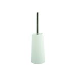 Brosse wc avec support pp & inox blanc - msv