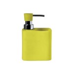 Distributeur de savon & porte ponge cramique malaga vert msv